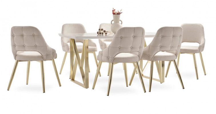 Iessdësche Dësch Iesszëmmer Wunnzëmmer Luxus Design Dëscher Nei