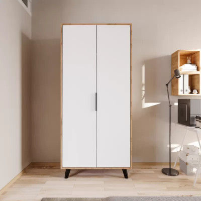 Schlofzimmer Kleederschaf Modern Design Wäiss Brong Zweefaarweg Luxus