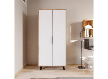 Schlofzimmer Kleederschaf Modern Design Wäiss Brong Zweefaarweg Luxus