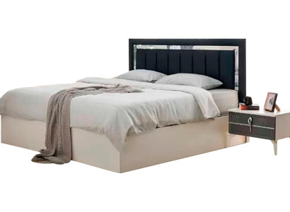Modernen Design Gro Wäiss Bett Schlofkummer Zweefaarweg Duebelbett