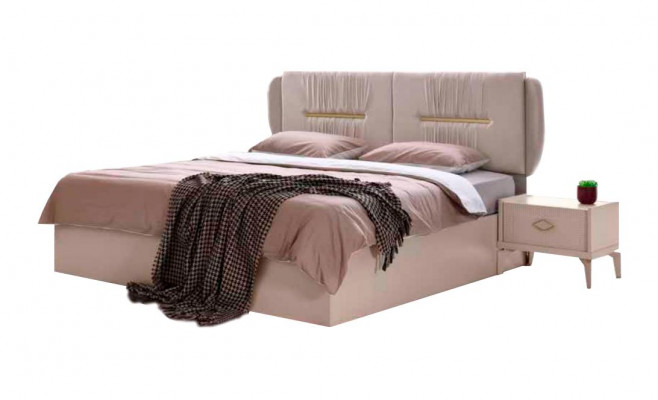Bett Schlofkummer Duebelbett Modernen Design Rechteckeg Beige Eefaarweg