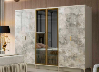 Grou Kleederschaf Eenfaarweg Schlofzëmmer Rechteckeg Form Moderne Design Stil