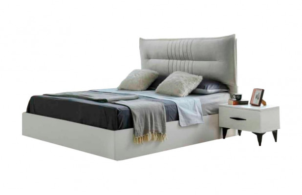 Wäisst Schlofkummer Duebelbett Modernen Design Eenfaarweg Bett Rechtéckeg Stil