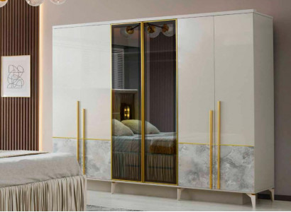 Kleederpress Beige Gemustert Schlofkummer Modern Design Rechteckeg Form Stil
