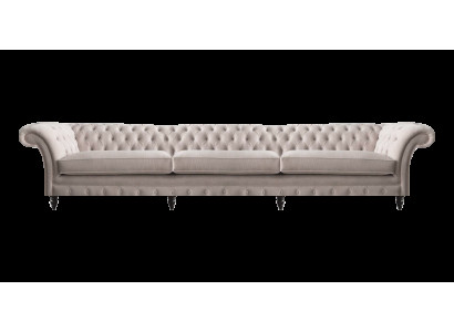 Nei Miwwelen Sëtz Sofa Dräisëtzer Chesterfield Modern Canapé Ariichtung Wunnzëmmer