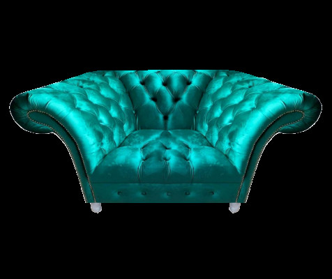 Wunnzëmmer Textil Fauteuil Nei Sëtz Chesterfield Sëtzmoebel Designer Polster Miwwelen