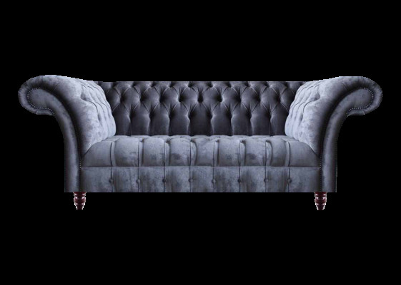 Chesterfield Modern Wunnzëmmer Textilcouch Designer Stoffsofa Miwwelen