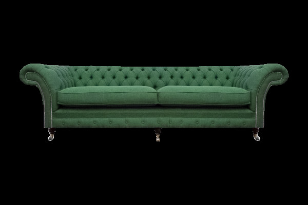 Chesterfield Grénge Zweeplaz-Wunnzëmmer Luxus Zweeplaz-Miwwelen