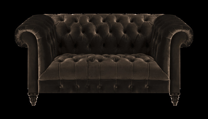 Chesterfield Exklusiv Brongen Canapé Modern Zweisëtzer Polster Méiwwerker