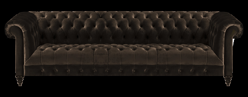 Chesterfield Wunnzëmmer Couch Brongen Véiersëtzer Luxuriéis Sëtzméiwer