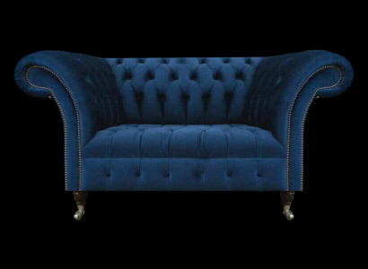Bloen Chesterfield Zweesëtzer Wunnzëmmer Polstersëtzmöbel Luxus Couch