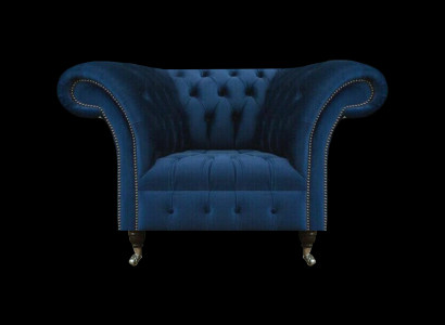 Bloen Chesterfield Einsëtzeger Wohnzimmer Still Polster Modern Miwwelen