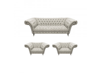 Luxuriéis Chesterfield Miwwelen Designer 2x Leiansuesselen Moderne Dräisëtzer