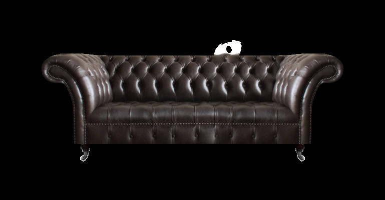 Chesterfield Liederemöbler Luxus-Dreisëtzer Wunnzëmmer Edel Couchen