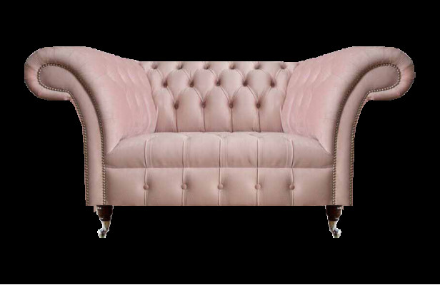 Chesterfield Rosa Zweisitzer Wunnzëmmer Luxuriéis Gepolstert Miwwelen Canapé
