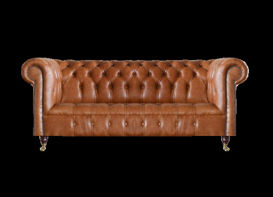 Chesterfield Lieder Sëtzmiwwelen Brongen Drësëtzer Wunnzëmmer Edel Sofae
