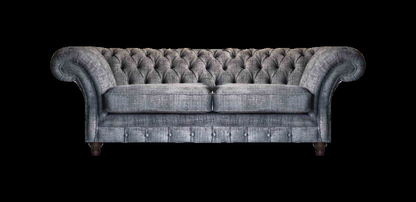Luxuriéise Chesterfield Zweisëtzer Designer Canapé Wohnzimmer Edel Couche
