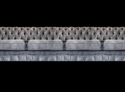 Elegante Chesterfield Sofa Wunnzëmmer Véiersëtz Designer 4-Sëtz Neien
