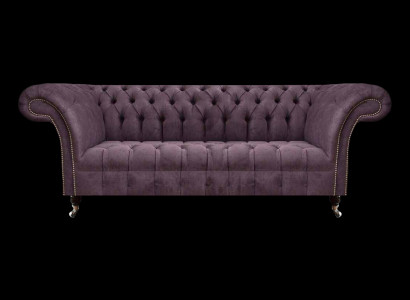 Elegante Chesterfield Dräisëtzer Modern 3-Sëtzer Wunnzëmmer Sofas