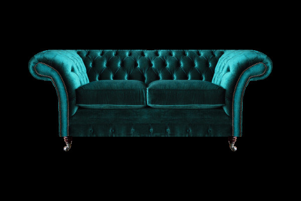 Gréng Duebelplaz Sofa Canapé Wunnzëmmer Luxus Designer Textil Miwwel