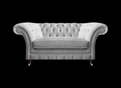 Moderne wäiss Chesterfield Eensëtzer Luxus Polstermébel Fauteuil