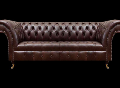 Brong Chesterfield Liederimitiatioun Canapé Designer Setzsofa Wunnzëmmer Miwwelen