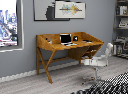 Moderne Schreifdësch Designer Büro Miwwelen Luxus Holzdëscher Eedel Miwwelen