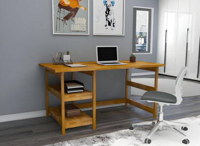 Kaffeelzeg Bürosdëscher Designer Héichwäerteg Holzdësch Modern Schreibtëscher