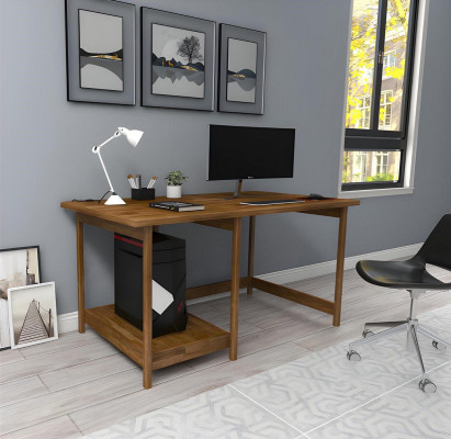 Héichwäerteg Büro Miwwelen Stilvoll Schreifdësch Modern Holz Computerdëscher