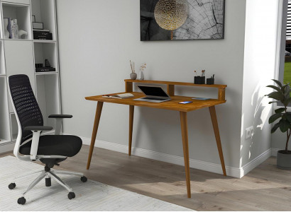 Luxus brongen Schreifdësch am Schlofzëmmer Stil Modern Holzschreifdëscher Nei