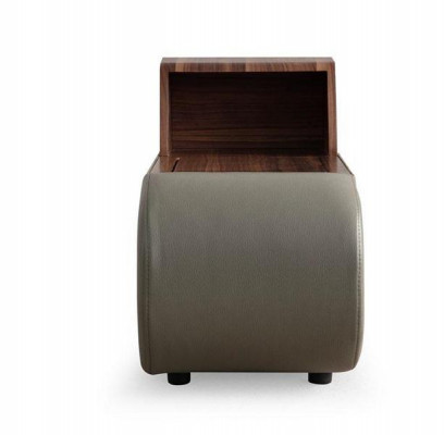 Luxuriéis Gréngt Ecksofa Wunnzëmmer Ledercouch Designer Sëtzmiwwel