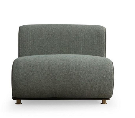 Luxuriéis Gréngt Ecksofa Wunnzëmmer Ledercouch Designer Sëtzmiwwel