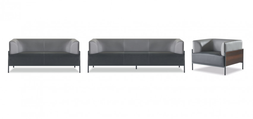 Multifunktional Sofa-Set Liederdivan Modern Holz Pflegelicht Eenfaarweg