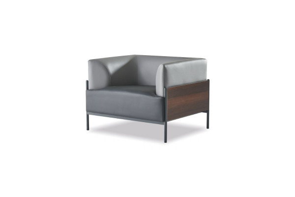 Ergonomescht Komplett Sofa-Set 4tlg Schwaarz Designer Polster Modern Stil