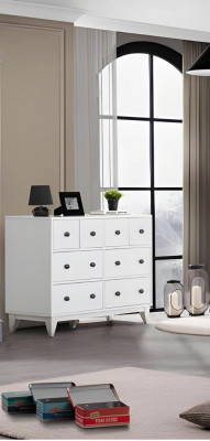 Kommoden Designer Luxus Kommoden Miwwelen Holz héich Schaf Wäiss Modern nei