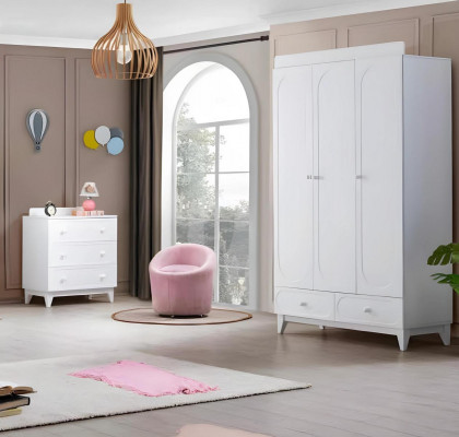 Kommode Wäiss Schlofkummer Elegant Design Modern Kommode Luxus Holz Nei