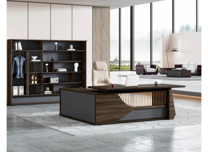 Héichwäertege Bürodesk Designer Chef Miwwelen Schréiwdësch Eckschréiwdësch