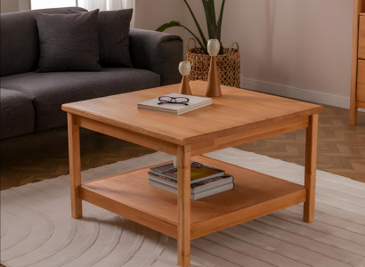 Brongen Dësch am Wunnzëmmer Designer Kaffisdësch Holzdësch Mat Abstellfläch