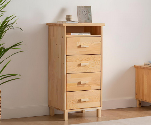 Modern wäiss Wunnzëmmer Komod, luxuriéis Sideboard Holzanrichte.