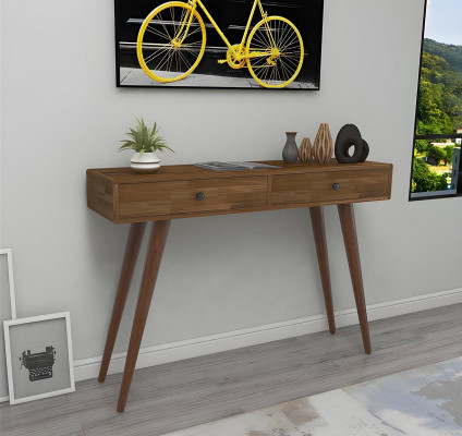 Modern héichwäerteg brong Konsolendësch Design Holz Dësch Konsol Konsolendëscher