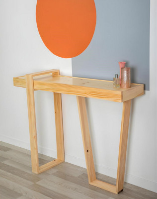 Stilvollen Konsolendësch Beige Wunnzëmmer Konsol Modern Designer Sideboard