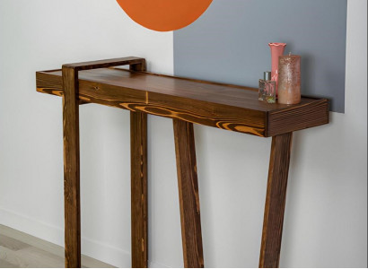Stilvoll Héichwäerteg Konsolendësch Braun Wunnzëmmer Konsole Modern Designer