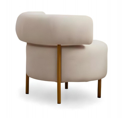 Luxuriéise Cocktailsessel Moderne 1-Sëtzer Gäschtzëmmer Textil Sëtzmiwwel