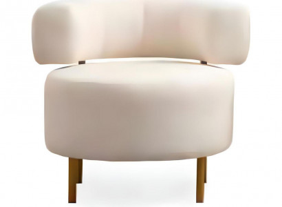 Luxuriéise Cocktailsessel Moderne 1-Sëtzer Gäschtzëmmer Textil Sëtzmiwwel