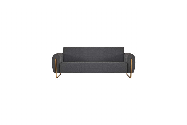 Aarbechtszëmmer Stoffsofa-Set 3-Sëtz 2x Stull Dësch modern Stil
