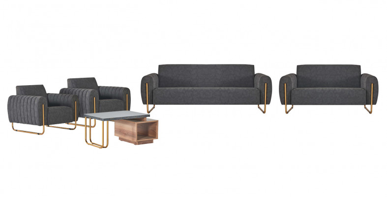 Luxuriéis gro Boucle-Garnitur Designer Sofas, edelen Holz Couchtisch