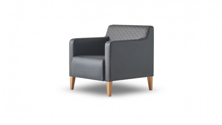 Aarbechtszëmmer-Set 5-Stéck Schwaarz 2x 2-Sëtzer 2x Fauteuil Braun Dësch