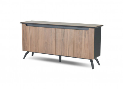 Modern Braun Aarbechtszëmmer Sideboard Luxus Büro Holzmiwwelen Nei
