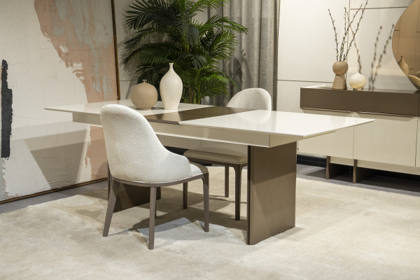 Designer Kichenmiwwel Luxuriéisen Iessdësch Designer Textil Lienstill 5 Stéck