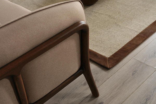 Modern beige Textilcanapé Designer Miwwelen Wunnzëmmer Edelt Polstersofaen